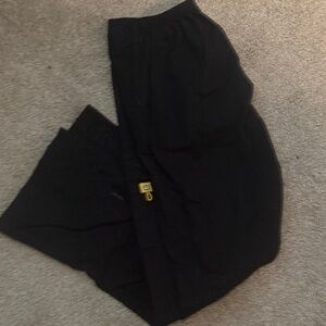 Black scrub pants